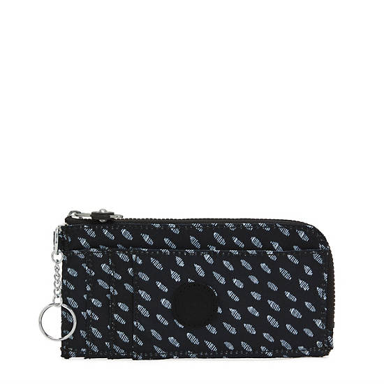 Kipling Dafni Printed Wallet Pénztárca Fekete Fehér | HU 2175UZ